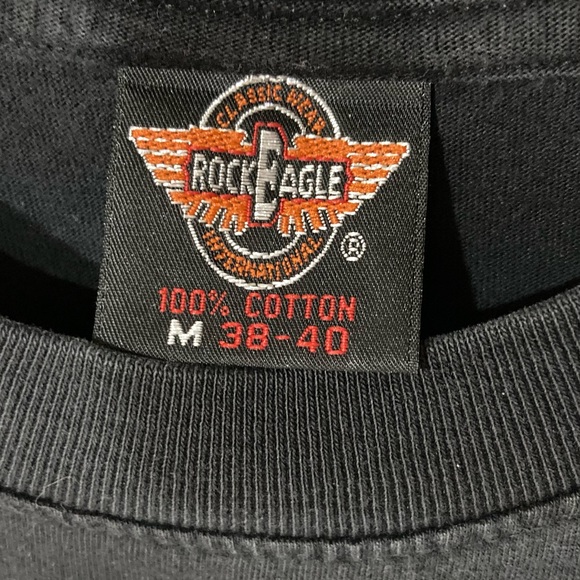 Vintage Tee Shirt Rock Eagle Brand Single Stitched Men’s Med Tiger Graphic 90’s - Picture 5 of 6